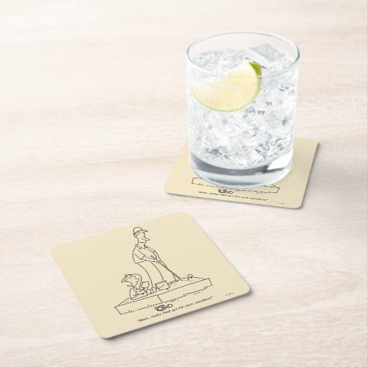 Sandkasten Rechteckiger Pappuntersetzer (Vor Ort)