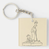 Sandkasten Schlüsselanhänger (Vorderseite)