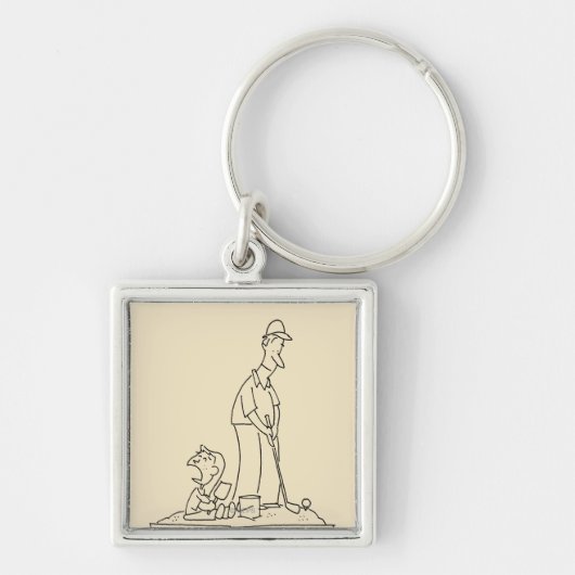 Sandkasten Schlüsselanhänger (Vorne)