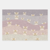 Sandkatzenwaschpapier Geschenkpapier Set (Vorderseite 3)