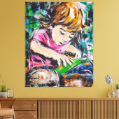 Sandkonzentrat Leinwanddruck (Insitu (Wohnzimmer))