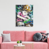 Sandkonzentration Leinwanddruck (Insitu (Wohnzimmer))