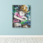 Sandkonzentration Leinwanddruck (Insitu (Holzboden))