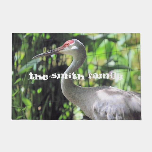 Sandkranich Fußmatte (Vorderseite)