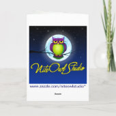 Sandkranich mit Kindertageskarte des Vaters Karte (Rückseite)