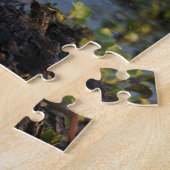 Sandkranich mit Küken, Florida Puzzle (Seite)