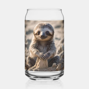 Sandküsten : Baby Sloth Gebäude Sand Castles, Dosenglas