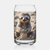 Sandküsten : Baby Sloth Gebäude Sand Castles, Dosenglas (Rückseite)