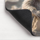 Sandküsten : Baby Sloth Gebäude Sand Castles, Mousepad (Ecke)