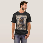 Sandküsten: Baby Sloth Gebäude Sand Castles, T-Shirt (Vorne ganz)