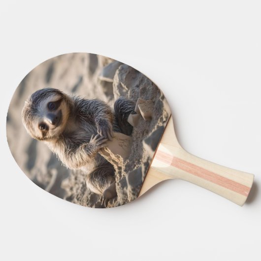 Sandküsten : Baby Sloth Gebäude Sand Castles, Tischtennis Schläger (Seitenansicht)