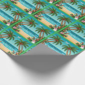 "Sandküsten entkommen" Geschenkpapier (Ecke)