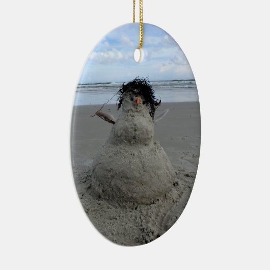 Sandman Oval Keramik Ornament Tropical Christmas (Rechts)