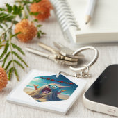 Sandman Will zu wissen, wer ihn Geweckt hat Schlüsselanhänger (Vorderseite rechts)