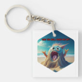 Sandman Will zu wissen, wer ihn Geweckt hat Schlüsselanhänger (Vorderseite)