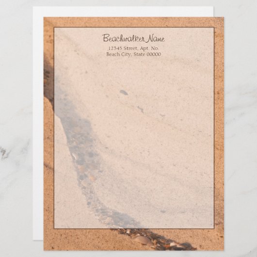 Sandmauer Briefkopf (Vorne/Hinten)