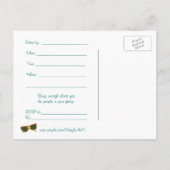 Sandmeer, Beach Party Einladung, Postkarten (Rückseite)