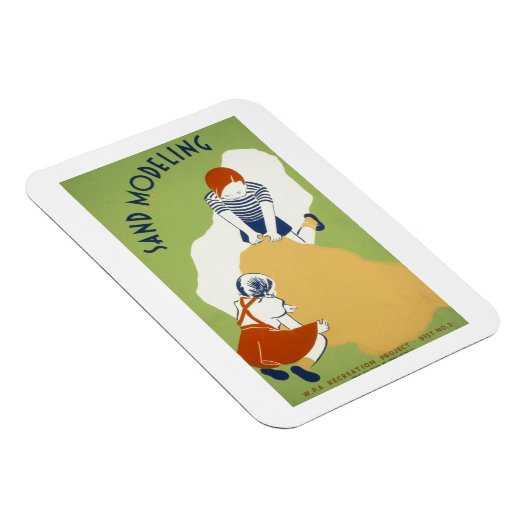 Sandmodellierung Magnet (Rechte Seite)