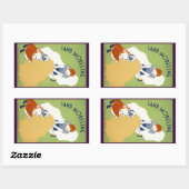 Sandmodellierung Rechteckiger Aufkleber (Blatt)