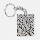 Sandmuster Schlüsselanhänger (Vorderseite links)