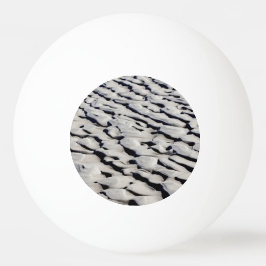 Sandmuster Tischtennisball (Rückseite)