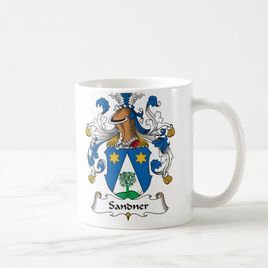 Sandner Familienwappen Kaffeetasse (Rechts)