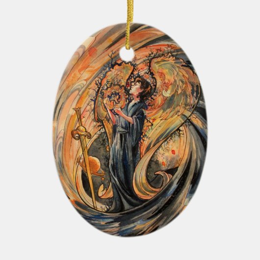 Sandolphon Keramikornament (Vorne)