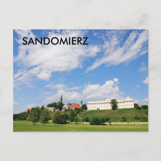 Sandomierz Postkarte (Vorderseite)