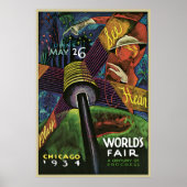 Sandor Chicago World's Fair Poster (Vorne)
