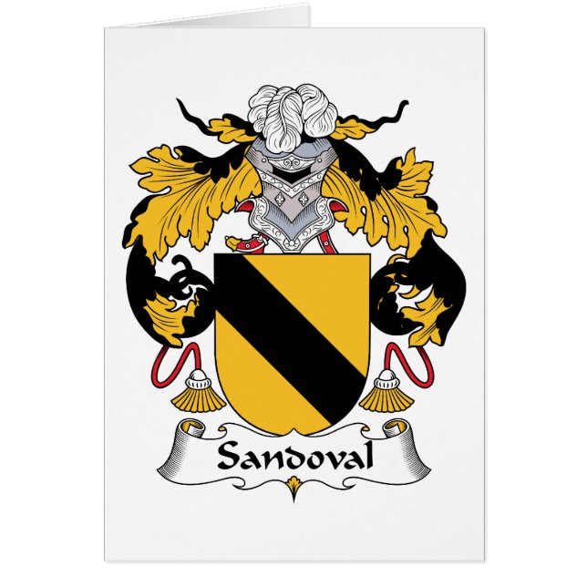 Sandoval Familienwappen (Vorne)