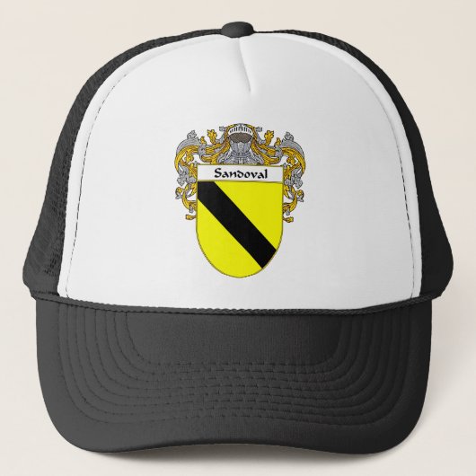 Sandoval Wappen (überzogen) Truckerkappe (Vorderseite)