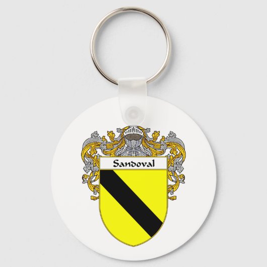 Sandovale Wappendecke (mantled) Schlüsselanhänger (Vorderseite)