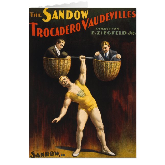 Sandow Eugen Sandow Vaudeville Weightlifter (Vorne)