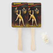 Sandow Eugen Sandow Vaudeville Weightlifter Fächer (Vorne und Hinten)