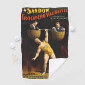 Sandow Eugen Sandow Vaudeville Weightlifter Golfhandtuch (Insitu)