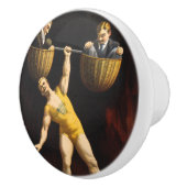 Sandow Eugen Sandow Vaudeville Weightlifter Keramikknauf (Rechts)