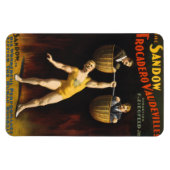 Sandow Eugen Sandow Vaudeville Weightlifter Magnet (Horizontal)
