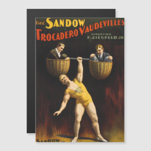 Sandow Eugen Sandow Vaudeville Weightlifter Magnetkarte