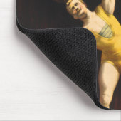 Sandow Eugen Sandow Vaudeville Weightlifter Mousepad (Ecke)