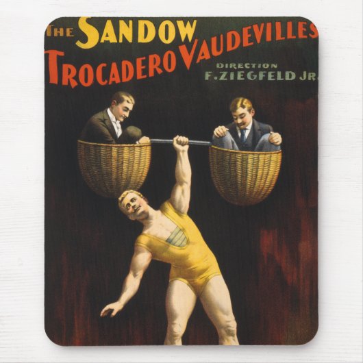 Sandow Eugen Sandow Vaudeville Weightlifter Mousepad (Vorne)