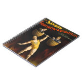 Sandow Eugen Sandow Vaudeville Weightlifter Notizblock (Linke Seite)