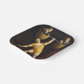 Sandow Eugen Sandow Vaudeville Weightlifter Pappteller (Gewinkelt)