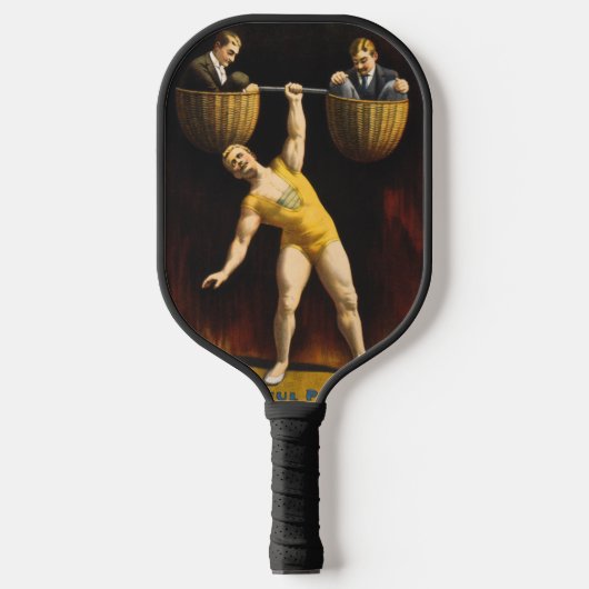 Sandow Eugen Sandow Vaudeville Weightlifter Pickleball Schläger (Vorderseite)
