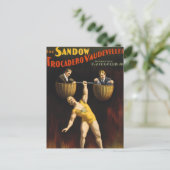 Sandow Eugen Sandow Vaudeville Weightlifter Postkarte (Stehend Vorderseite)