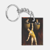 Sandow Eugen Sandow Vaudeville Weightlifter Schlüsselanhänger (Vorderseite links)