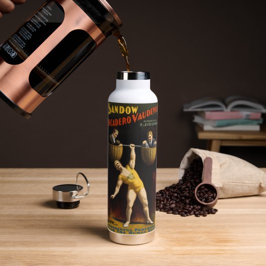 Sandow Eugen Sandow Vaudeville Weightlifter Trinkflasche (Kaffee)