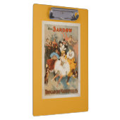 Sandow Trocadero Varieté-Karnevals-Thema Klemmbrett (Rechts)