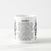 Sandpapierschleifmaschine-Familien-Wappen Tasse (Mittel)