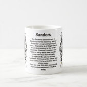 Sandpapierschleifmaschine-Familienwappen-Tasse Kaffeetasse (Mittel)