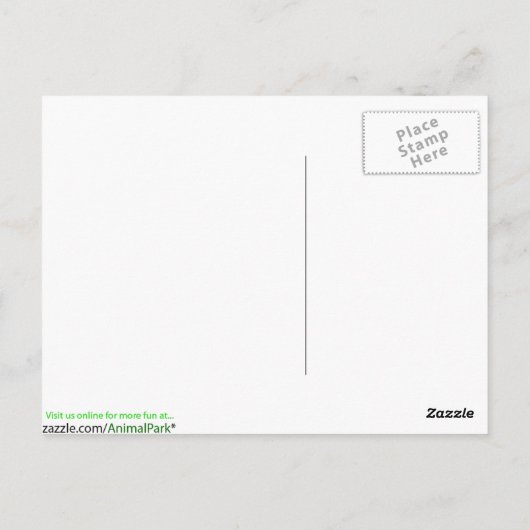 Sandpferd Postkarte (Rückseite)